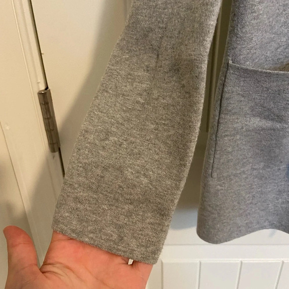 LOFT women’s gray soft knit‎ cardigan sweater open front — XS - Picture 2 of 7